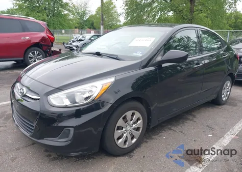2017 Hyundai Accent Se из США, поврежденный, VIN KMHCT4AE6HU355227